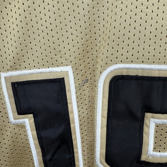 VTG Purdue Boilermakers Colosseum Athletics #18 Football Gold Jersey Sz Men's M - Picture 7 of 7